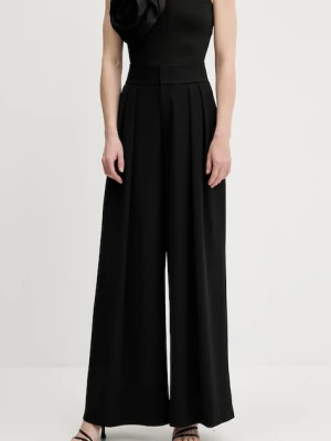 Answear.LAB spodnie damskie kolor czarny szerokie high waist