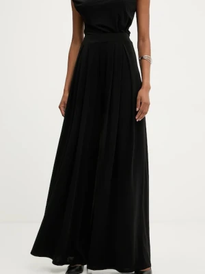 Answear.LAB spodnie damskie kolor czarny szerokie high waist