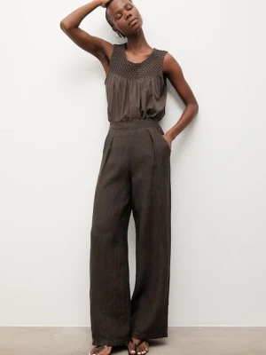 Answear.LAB spodnie damskie lniane