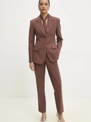 Answear.LAB spodnie garniturowe z prostą nogawką