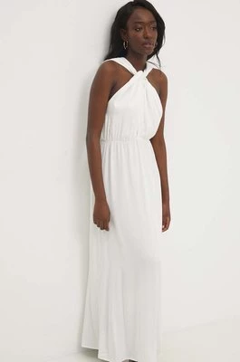 Answear Lab sukienka kolor biały maxi prosta