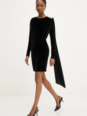 Answear.LAB sukienka kolor czarny mini dopasowana