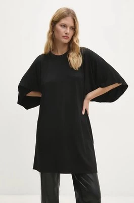 Answear Lab sukienka kolor czarny mini oversize