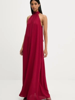 Answear Lab sukienka kolor czerwony maxi oversize