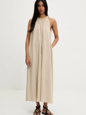 Answear.LAB sukienka letnia z lnem