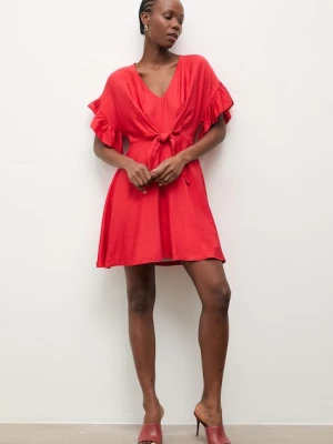 Answear.LAB sukienka letnia z lnem