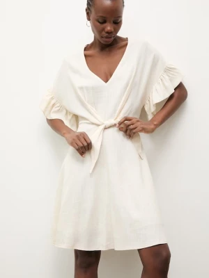 Answear.LAB sukienka letnia z lnem