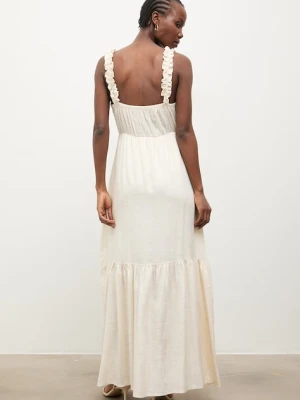 Answear.LAB sukienka letnia z lnem