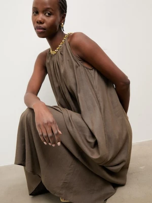 Answear.LAB sukienka letnia z lnem