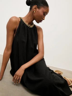 Answear.LAB sukienka letnia z lnem