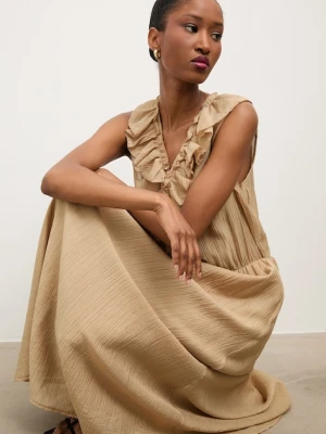 Answear.LAB sukienka letnia z lyocellem