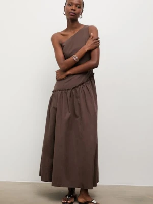 Answear.LAB sukienka rozkloszowana bawełniana