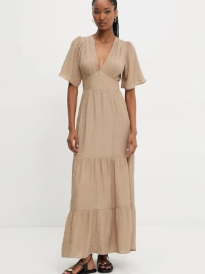 Answear.LAB sukienka rozkloszowana z wiskozy