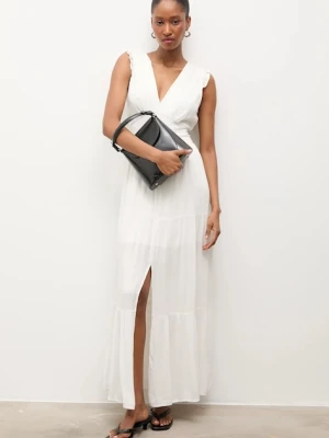 Answear.LAB sukienka rozkloszowana z wiskozy