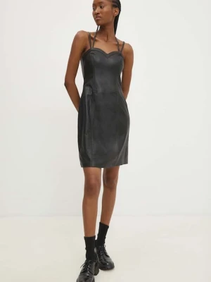 Answear.LAB sukienka skórzana