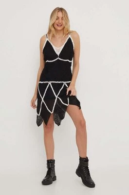 Answear Lab sukienka X kolekcja limitowana BE SHERO kolor czarny mini dopasowana