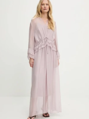 Answear.LAB sukienka z jedwabiem