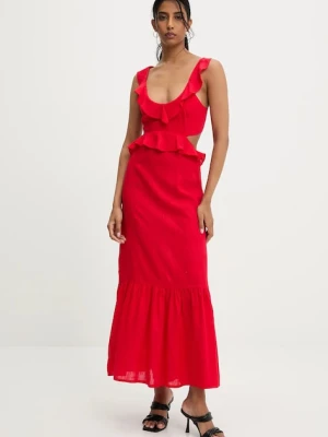 Answear.LAB sukienka z lnem