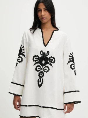 Answear.LAB sukienka z lnem