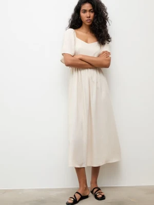 Answear.LAB sukienka z lnem