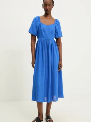 Answear.LAB sukienka z lnem