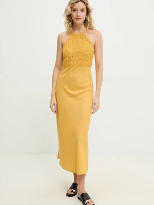 Answear.LAB sukienka z lnem