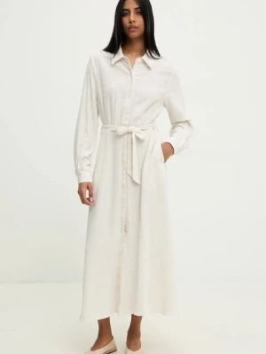 Answear.LAB sukienka z lnem