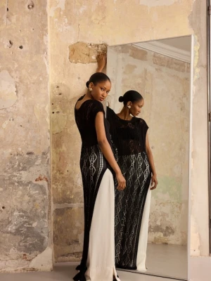 Answear.LAB sukienka z włókna bambusowego