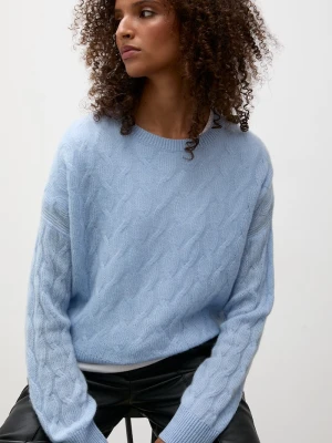 Answear.LAB sweter damski kaszmirowy niebieski