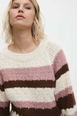 Answear Lab sweter damski kolor beżowy