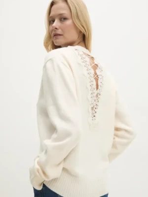 Answear.LAB sweter damski kolor beżowy