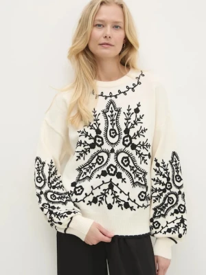 Answear.LAB sweter damski kolor beżowy