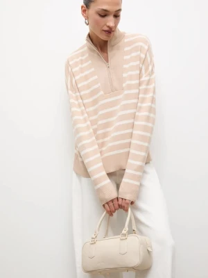 Answear.LAB sweter damski kolor beżowy lekki