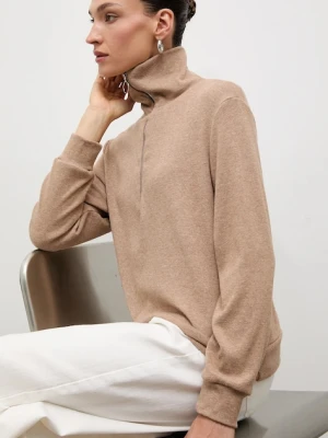 Answear.LAB sweter damski kolor beżowy lekki