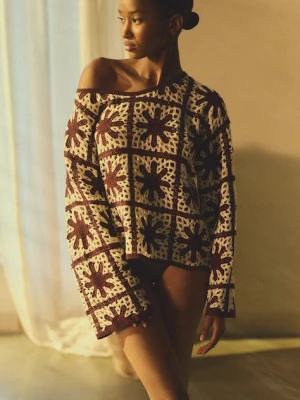 Answear Lab sweter damski kolor brązowy Answear.LAB