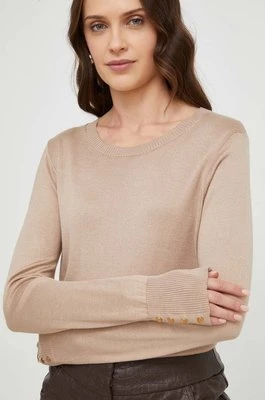 Answear Lab sweter damski kolor brązowy lekki