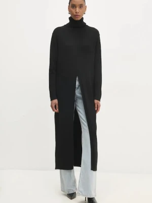 Answear Lab sweter damski kolor czarny z golfem Answear.LAB