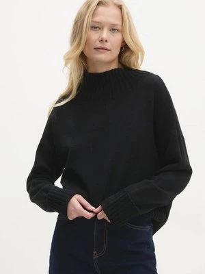 Answear Lab sweter damski kolor czarny z półgolfem