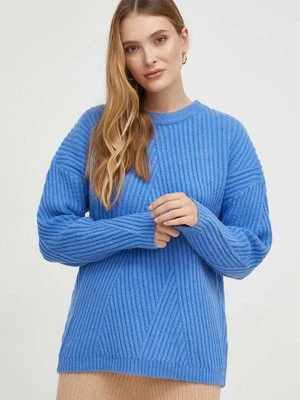 Answear Lab sweter damski kolor niebieski