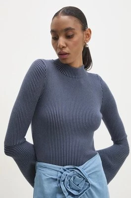 Answear Lab sweter damski kolor niebieski lekki