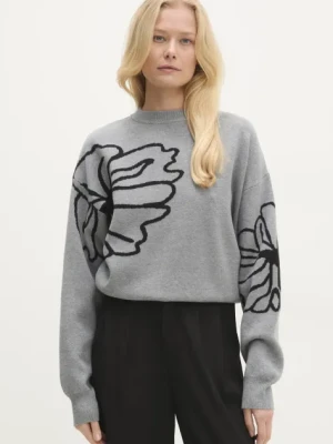 Answear Lab sweter damski kolor szary