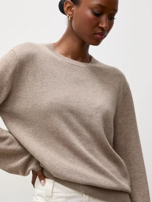 Answear.LAB sweter damski wełniany brązowy