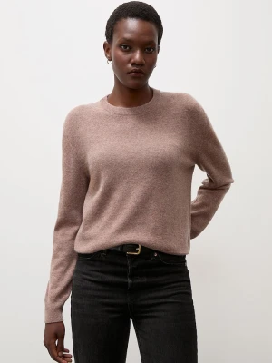 Answear.LAB sweter damski wełniany brązowy