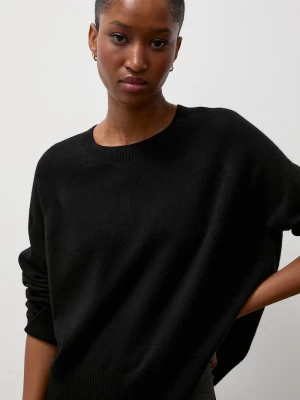 Answear.LAB sweter damski wełniany czarny