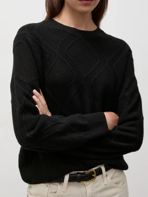 Answear.LAB sweter damski wełniany czarny