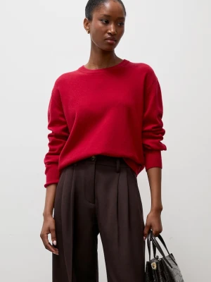 Answear.LAB sweter damski wełniany czerwony