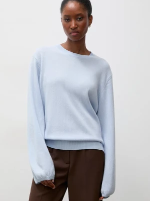 Answear.LAB sweter damski wełniany niebieski