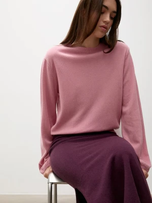 Answear.LAB sweter damski wełniany różowy