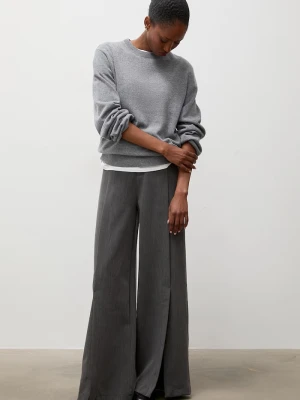 Answear.LAB sweter damski wełniany szary