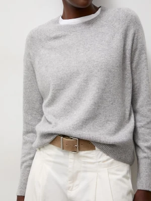 Answear.LAB sweter damski wełniany szary